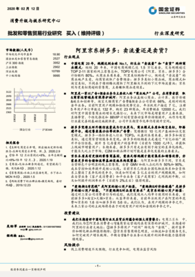 2020電商巨頭之爭(zhēng) 阿里、京東、拼多多——賣流量還是賣貨？